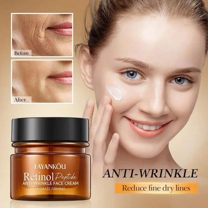 Crema Reparadora de Piel con Retinol y Péptidos aceleradores .