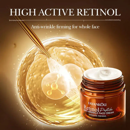 Crema Reparadora de Piel con Retinol y Péptidos aceleradores .